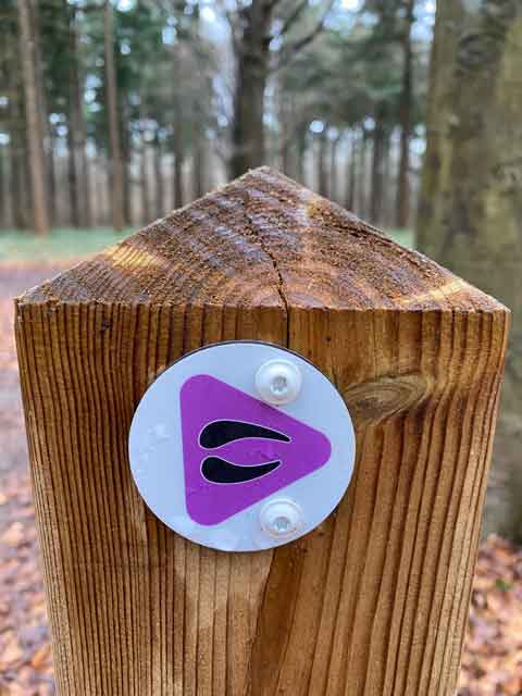 bewegwijzering heidewandeling beisbroek